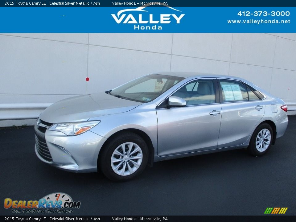 2015 Toyota Camry LE Celestial Silver Metallic / Ash Photo #1