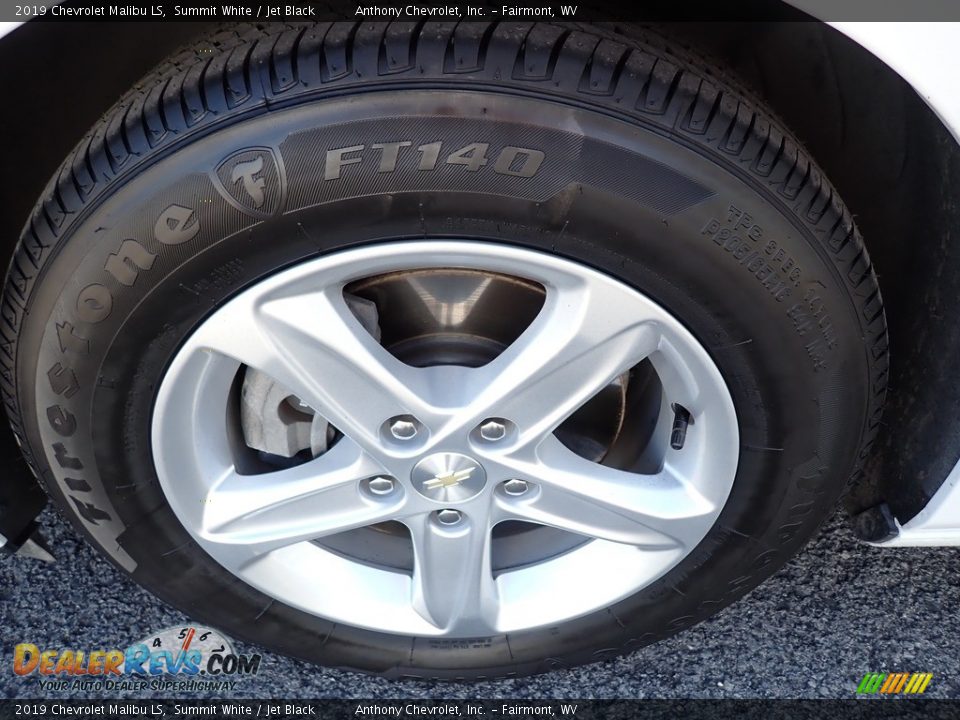 2019 Chevrolet Malibu LS Summit White / Jet Black Photo #10
