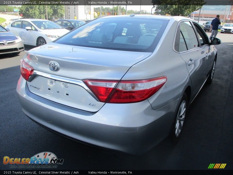 2015 Toyota Camry LE Celestial Silver Metallic / Ash Photo #5