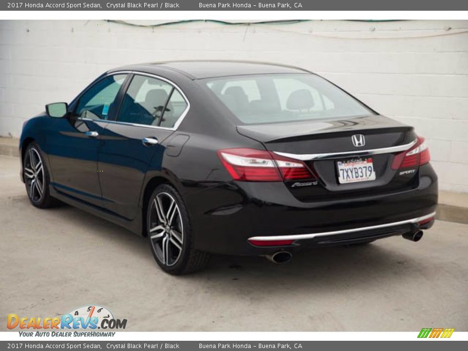 2017 Honda Accord Sport Sedan Crystal Black Pearl / Black Photo #2