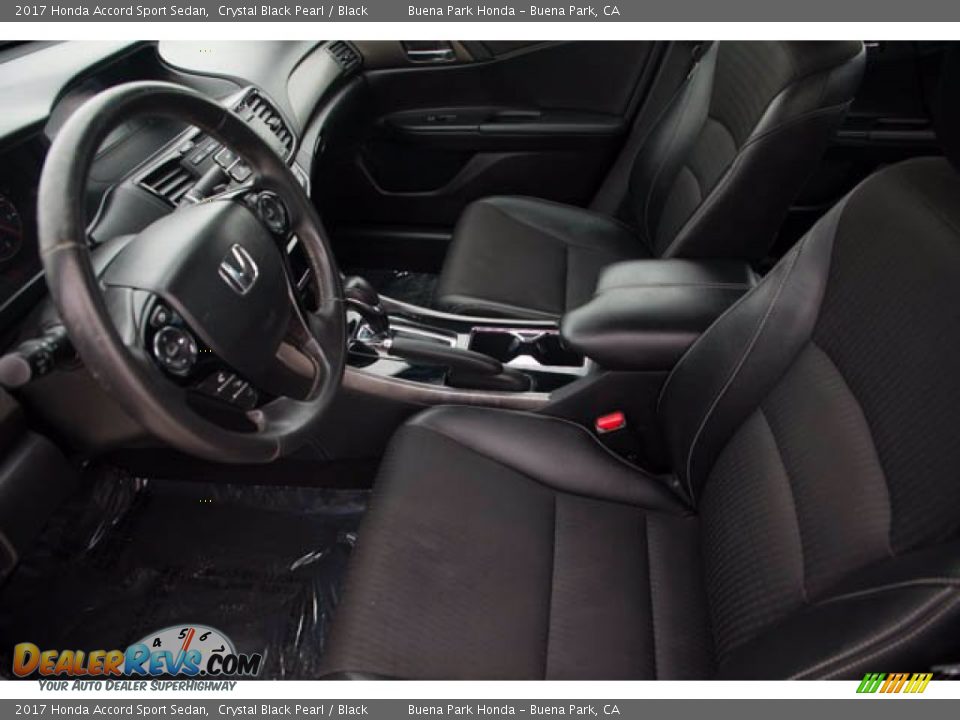 2017 Honda Accord Sport Sedan Crystal Black Pearl / Black Photo #3