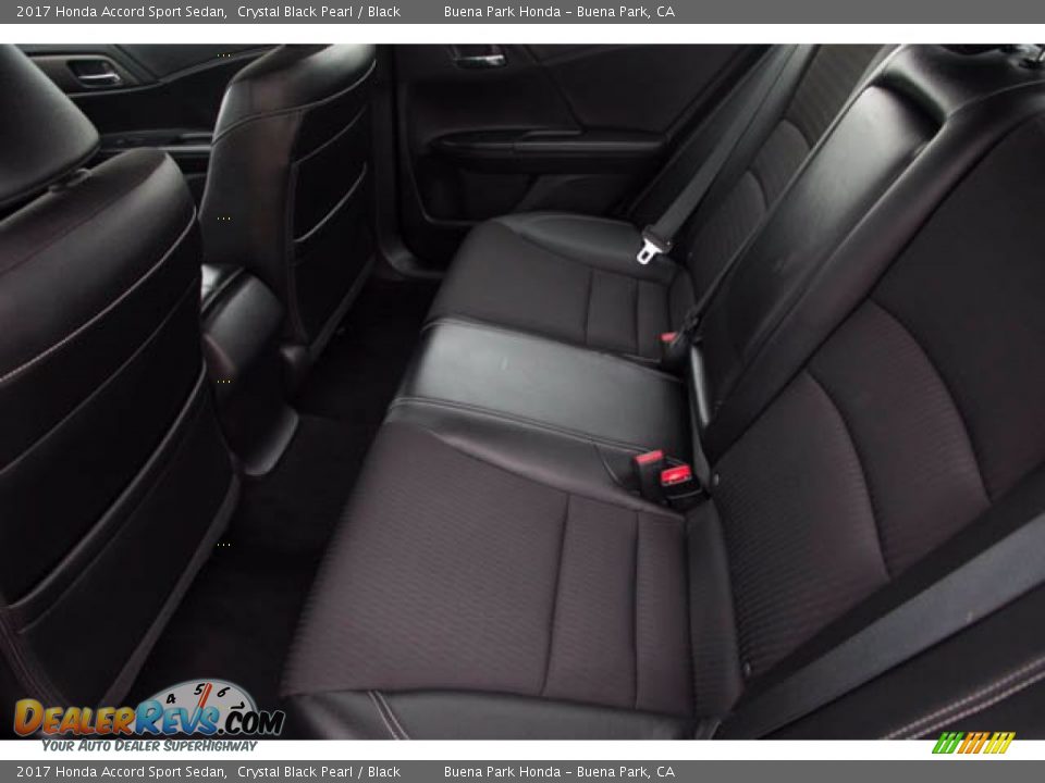 2017 Honda Accord Sport Sedan Crystal Black Pearl / Black Photo #4