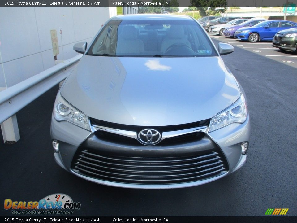 2015 Toyota Camry LE Celestial Silver Metallic / Ash Photo #8