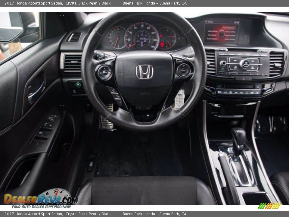2017 Honda Accord Sport Sedan Crystal Black Pearl / Black Photo #5