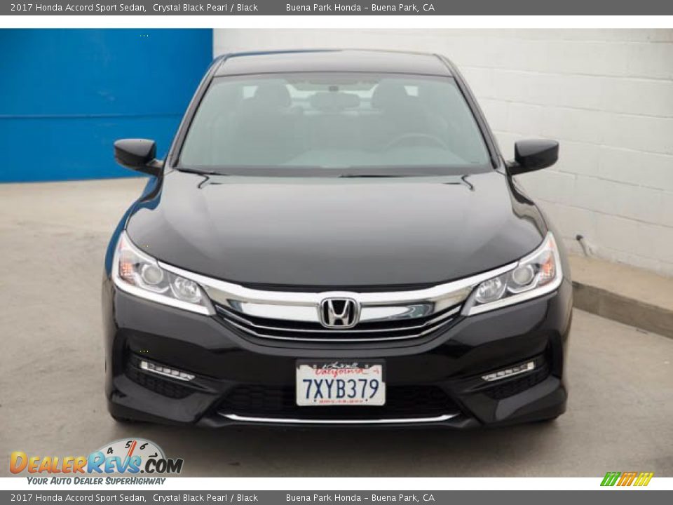 2017 Honda Accord Sport Sedan Crystal Black Pearl / Black Photo #7