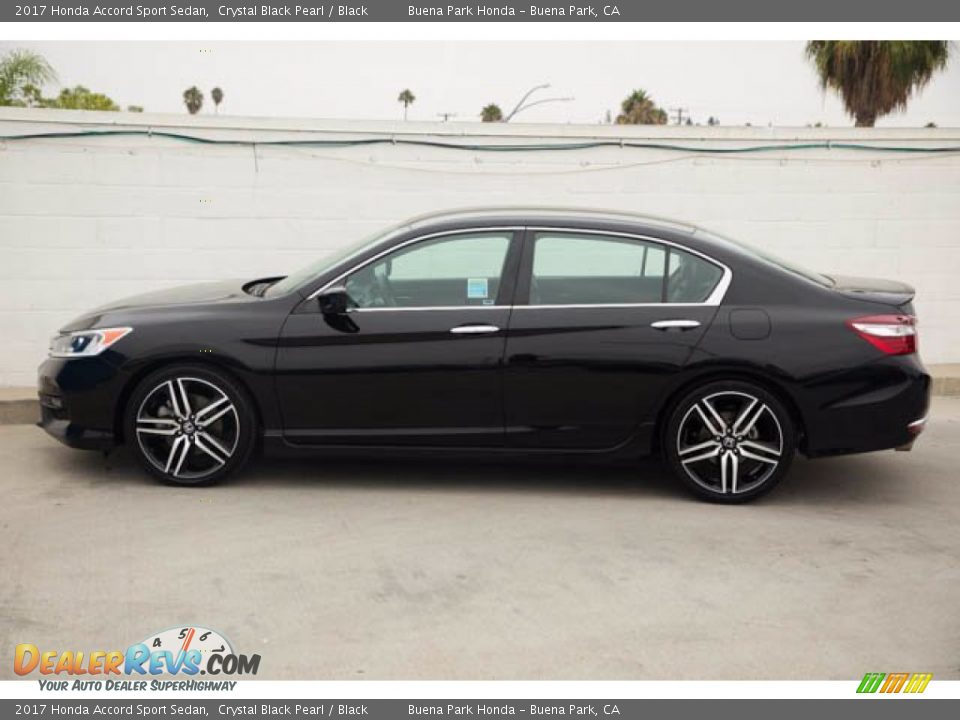 2017 Honda Accord Sport Sedan Crystal Black Pearl / Black Photo #8