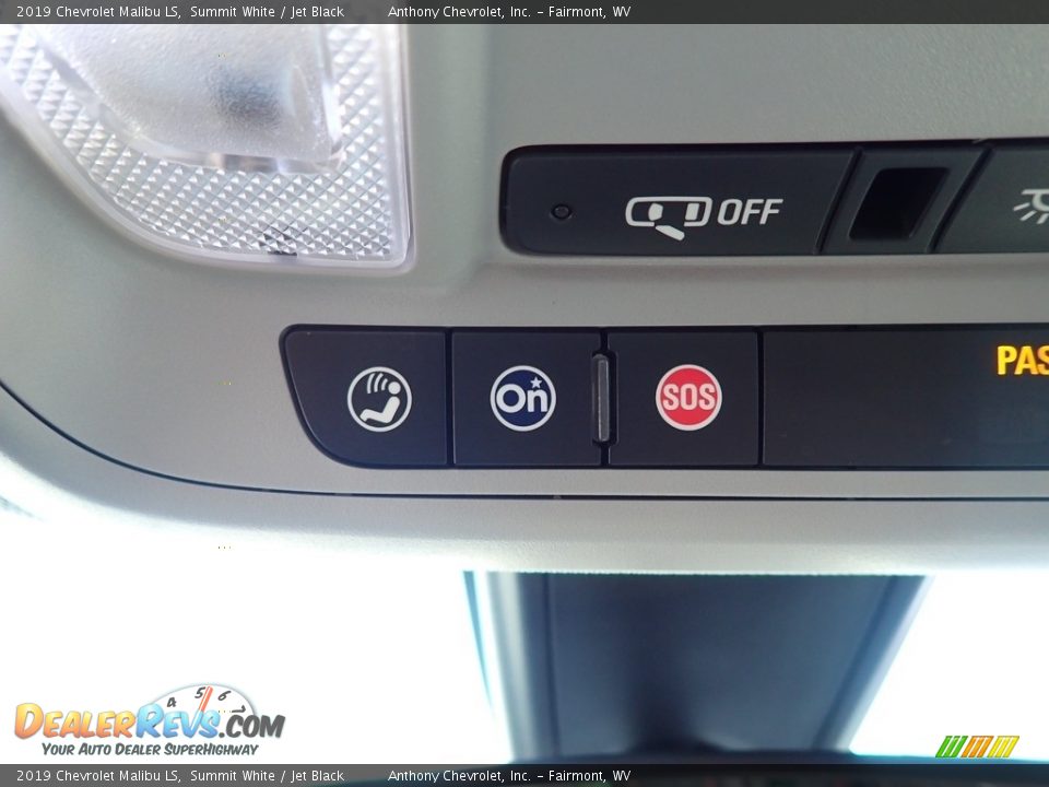 2019 Chevrolet Malibu LS Summit White / Jet Black Photo #17