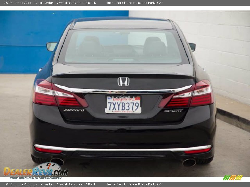 2017 Honda Accord Sport Sedan Crystal Black Pearl / Black Photo #9