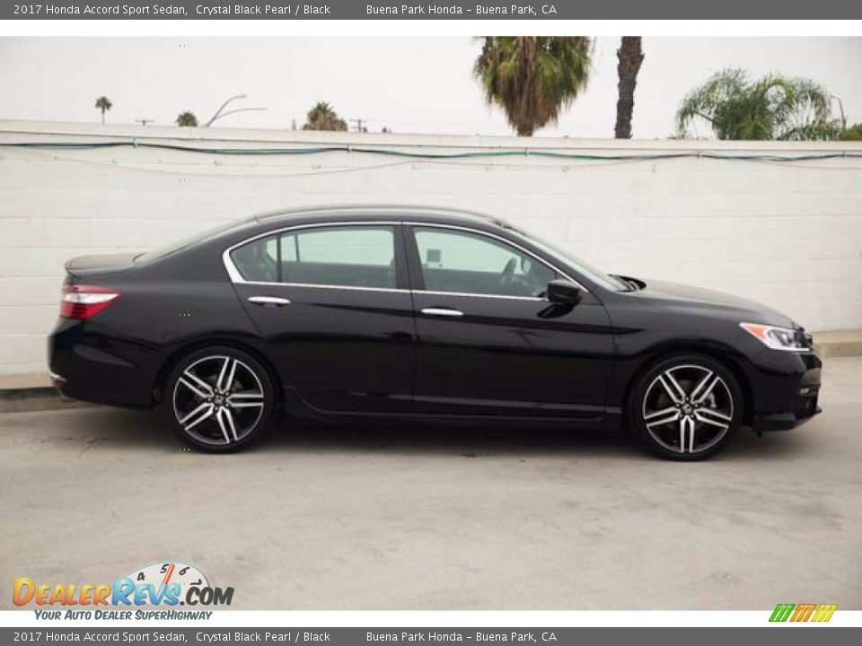 2017 Honda Accord Sport Sedan Crystal Black Pearl / Black Photo #12