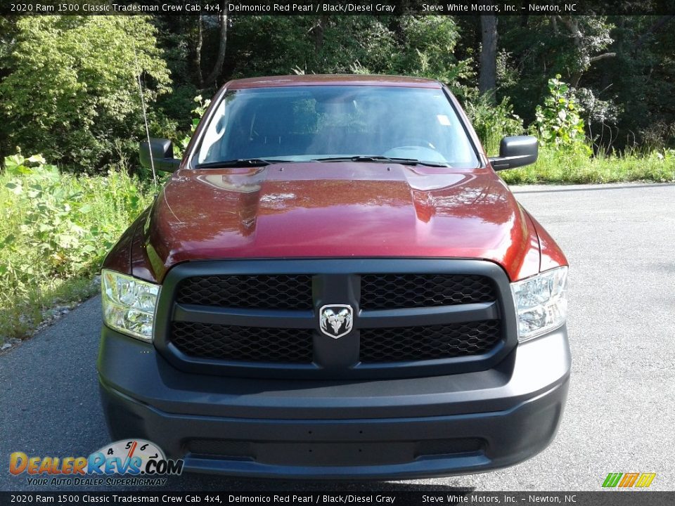 2020 Ram 1500 Classic Tradesman Crew Cab 4x4 Delmonico Red Pearl / Black/Diesel Gray Photo #3