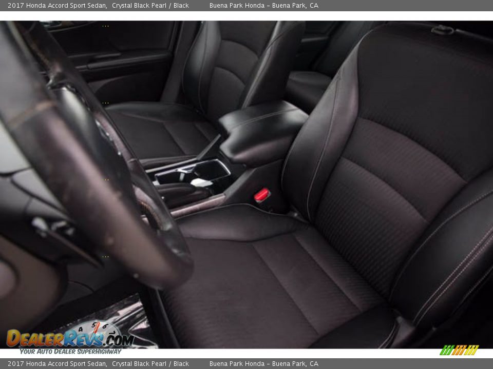 2017 Honda Accord Sport Sedan Crystal Black Pearl / Black Photo #15