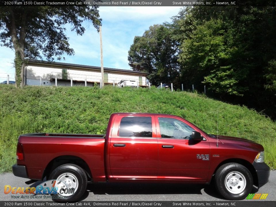 2020 Ram 1500 Classic Tradesman Crew Cab 4x4 Delmonico Red Pearl / Black/Diesel Gray Photo #5