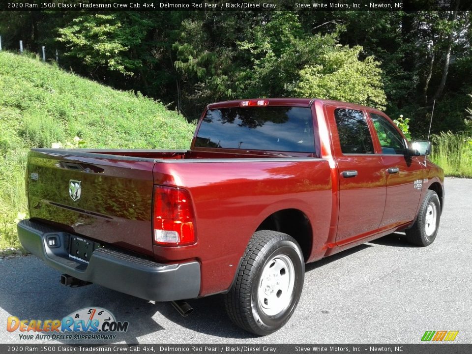 2020 Ram 1500 Classic Tradesman Crew Cab 4x4 Delmonico Red Pearl / Black/Diesel Gray Photo #6