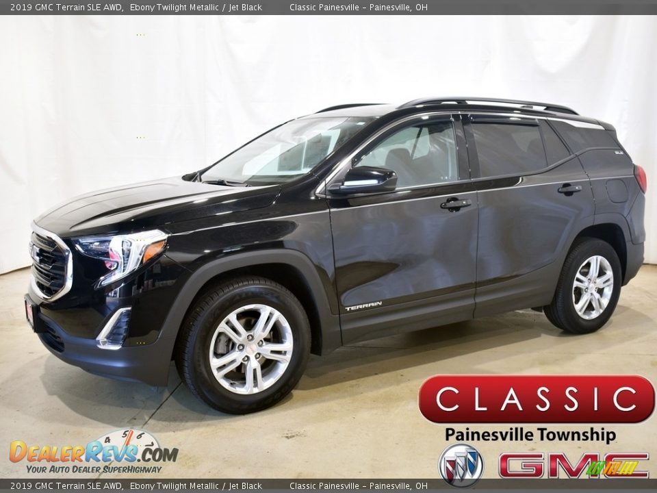 2019 GMC Terrain SLE AWD Ebony Twilight Metallic / Jet Black Photo #1