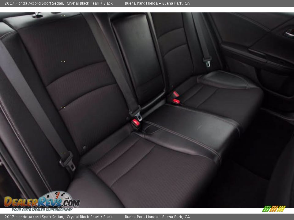 2017 Honda Accord Sport Sedan Crystal Black Pearl / Black Photo #19