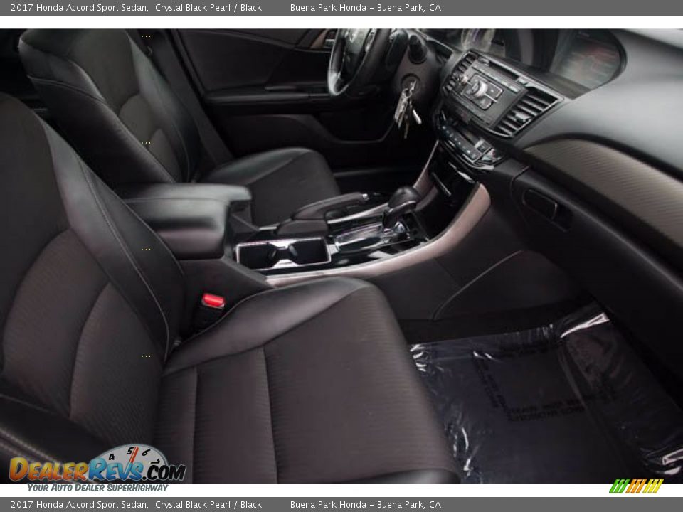 2017 Honda Accord Sport Sedan Crystal Black Pearl / Black Photo #20