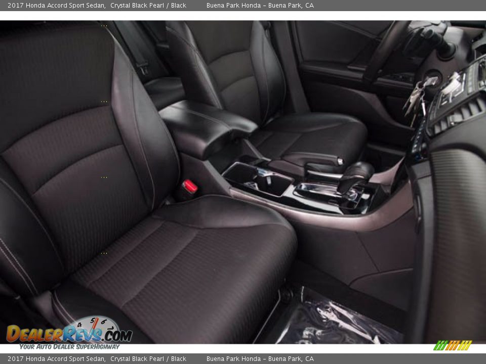 2017 Honda Accord Sport Sedan Crystal Black Pearl / Black Photo #21