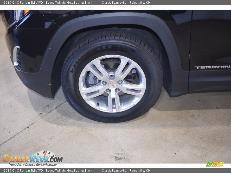 2019 GMC Terrain SLE AWD Ebony Twilight Metallic / Jet Black Photo #5