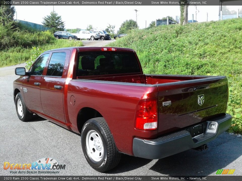 2020 Ram 1500 Classic Tradesman Crew Cab 4x4 Delmonico Red Pearl / Black/Diesel Gray Photo #10