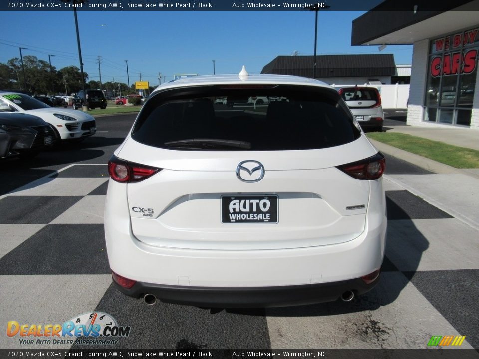 2020 Mazda CX-5 Grand Touring AWD Snowflake White Pearl / Black Photo #4