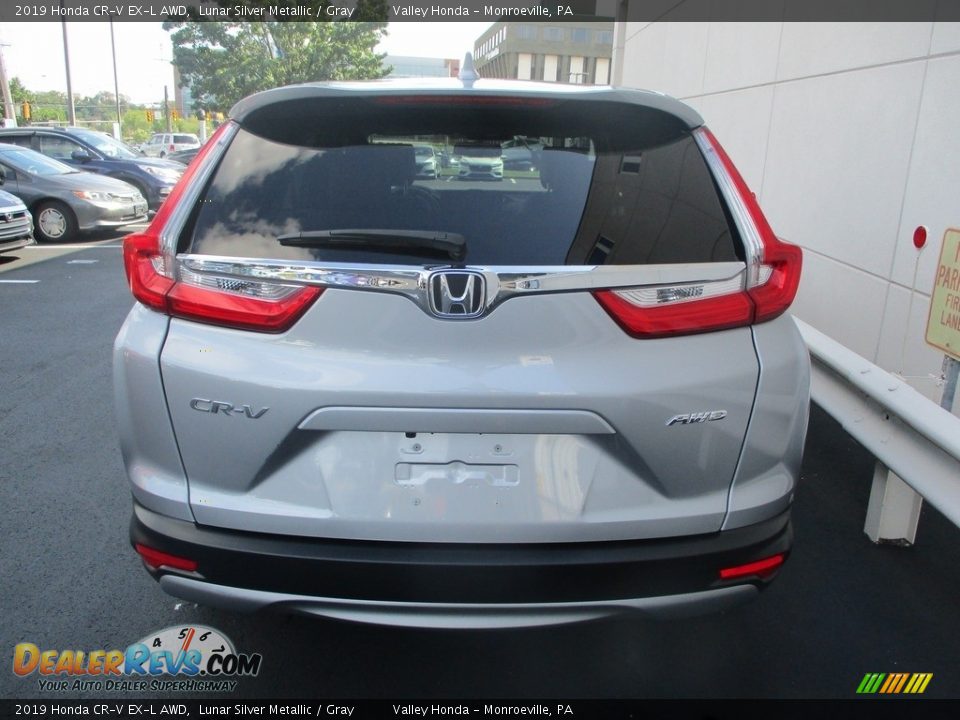 2019 Honda CR-V EX-L AWD Lunar Silver Metallic / Gray Photo #4