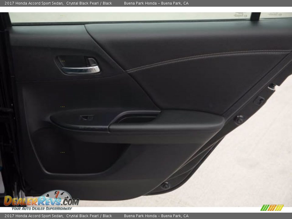 2017 Honda Accord Sport Sedan Crystal Black Pearl / Black Photo #28