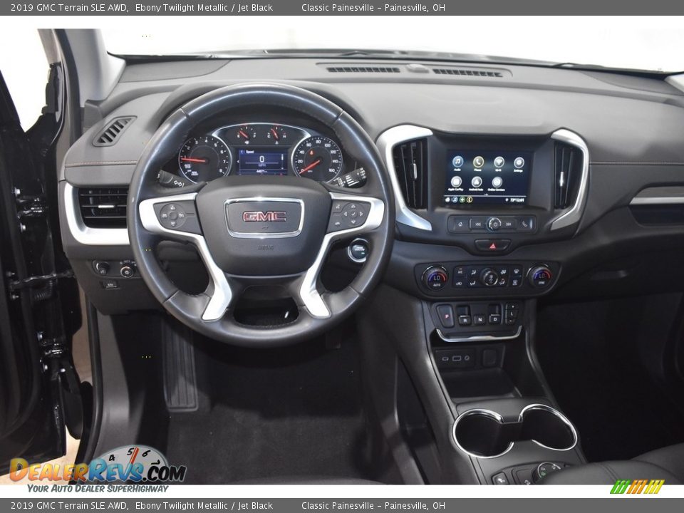 2019 GMC Terrain SLE AWD Ebony Twilight Metallic / Jet Black Photo #12