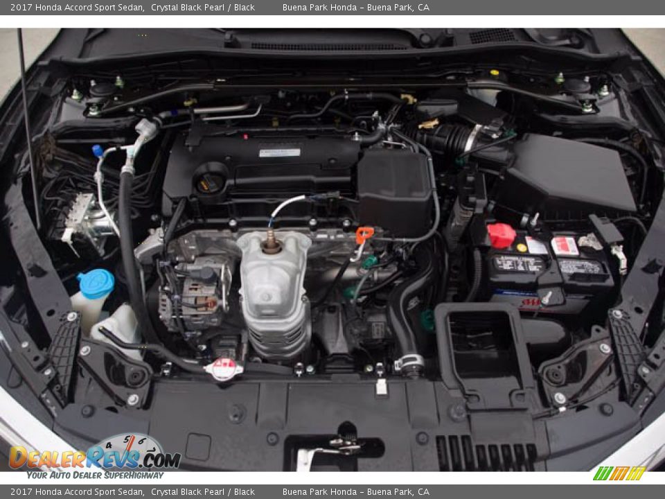 2017 Honda Accord Sport Sedan Crystal Black Pearl / Black Photo #30