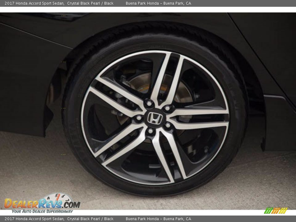 2017 Honda Accord Sport Sedan Crystal Black Pearl / Black Photo #31