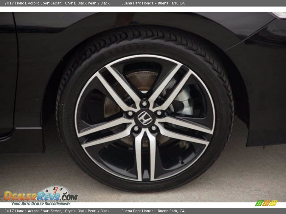 2017 Honda Accord Sport Sedan Crystal Black Pearl / Black Photo #32