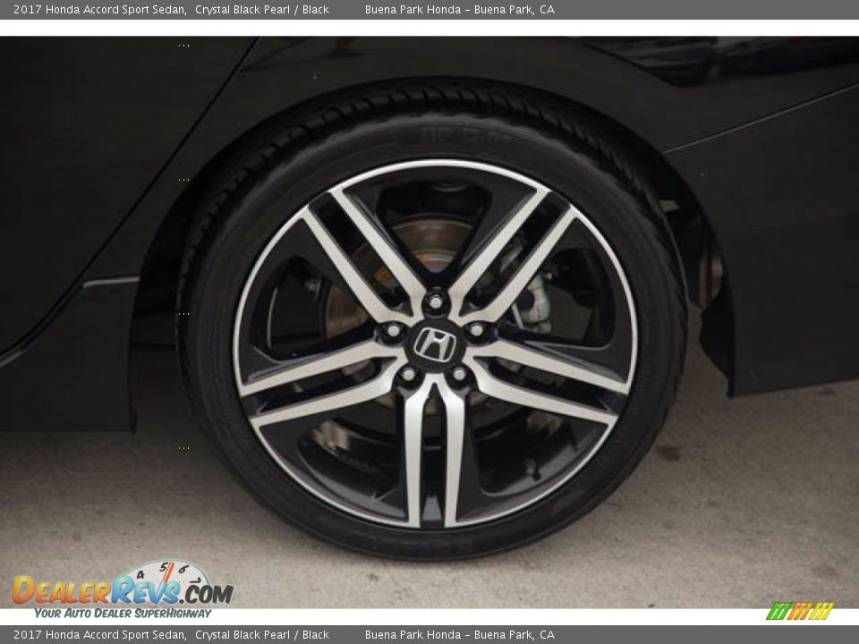 2017 Honda Accord Sport Sedan Crystal Black Pearl / Black Photo #33