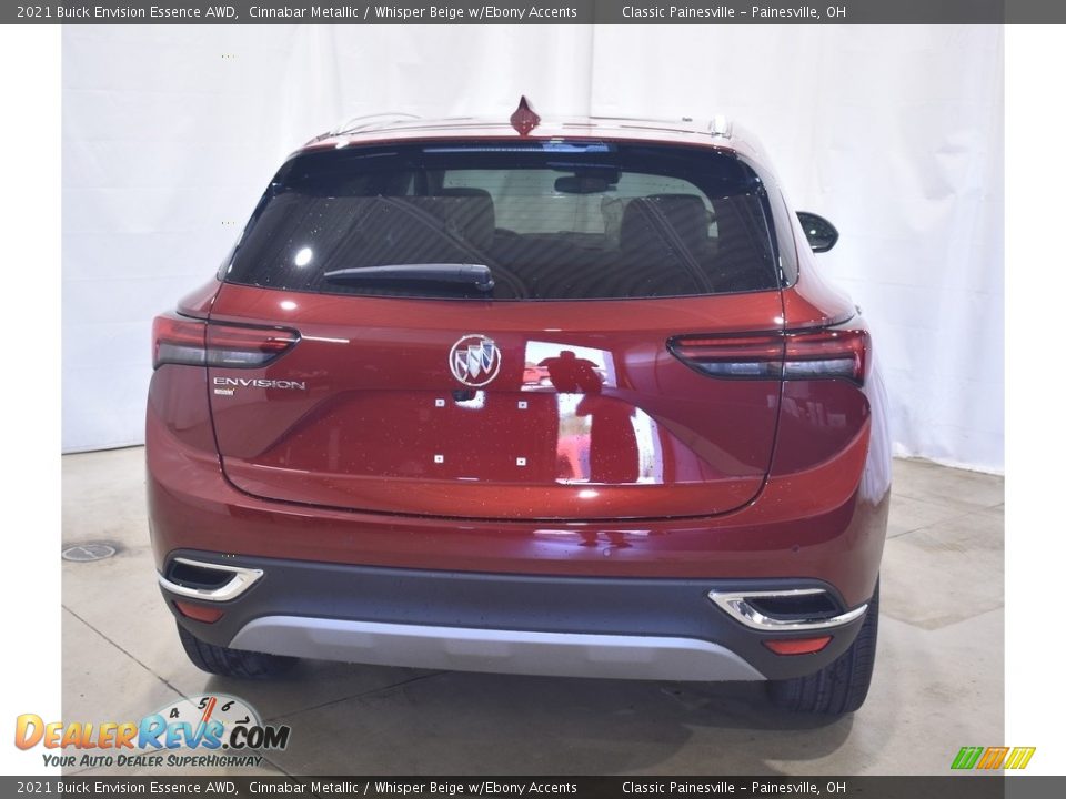 2021 Buick Envision Essence AWD Cinnabar Metallic / Whisper Beige w/Ebony Accents Photo #3