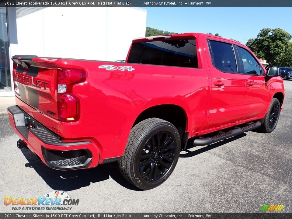 2021 Chevrolet Silverado 1500 RST Crew Cab 4x4 Red Hot / Jet Black Photo #3