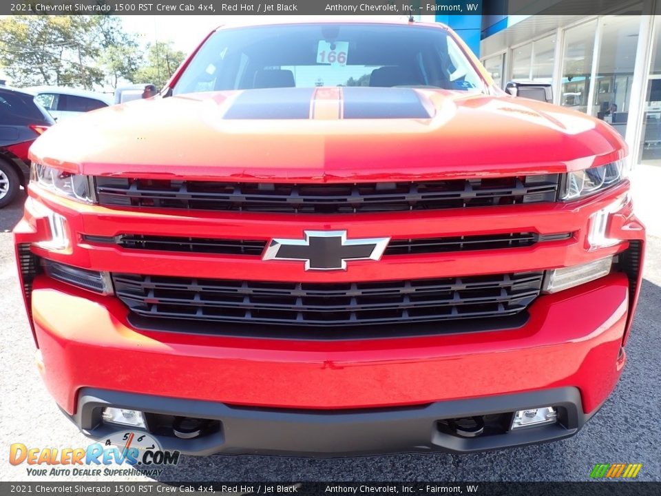 2021 Chevrolet Silverado 1500 RST Crew Cab 4x4 Red Hot / Jet Black Photo #8