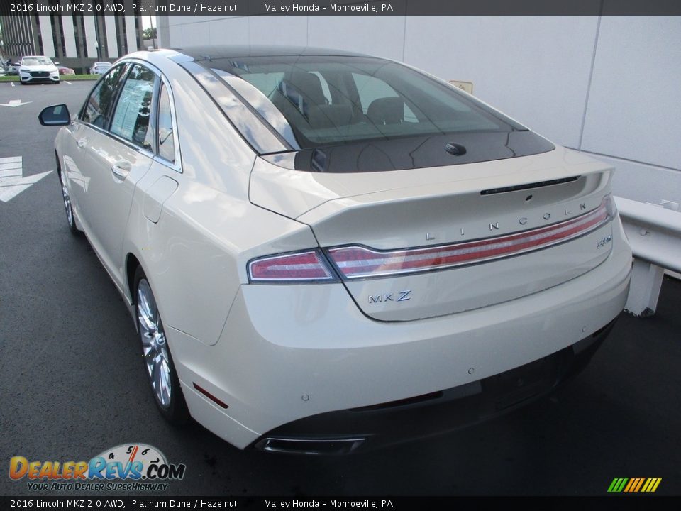 2016 Lincoln MKZ 2.0 AWD Platinum Dune / Hazelnut Photo #3