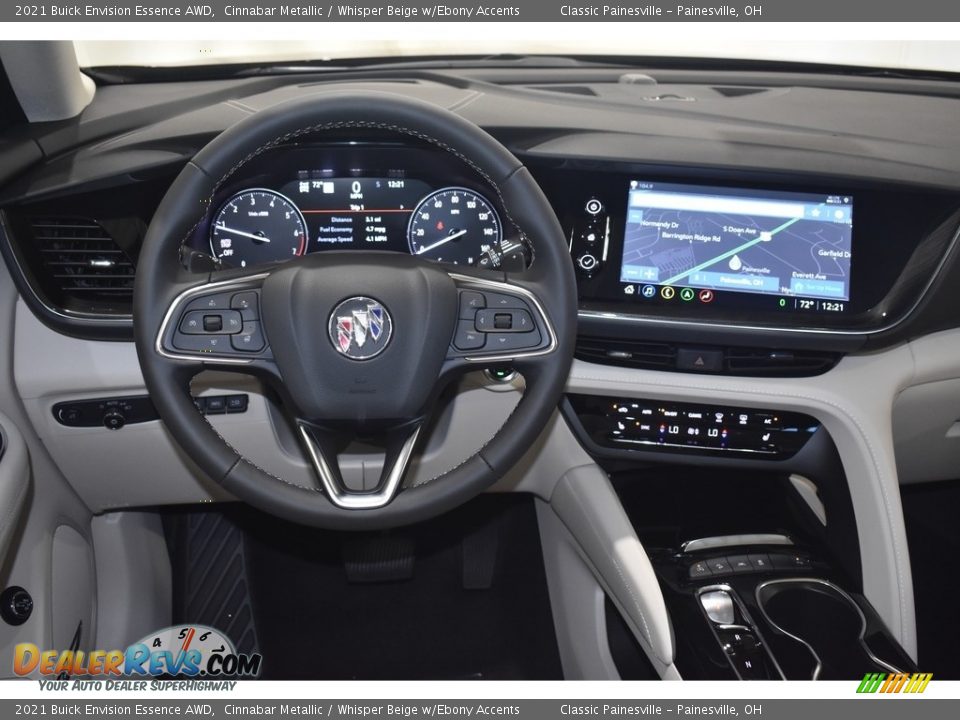 2021 Buick Envision Essence AWD Cinnabar Metallic / Whisper Beige w/Ebony Accents Photo #12