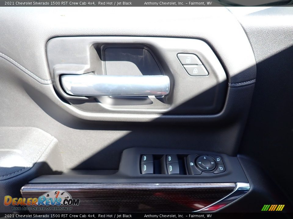 2021 Chevrolet Silverado 1500 RST Crew Cab 4x4 Red Hot / Jet Black Photo #13