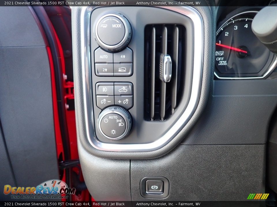 2021 Chevrolet Silverado 1500 RST Crew Cab 4x4 Red Hot / Jet Black Photo #16