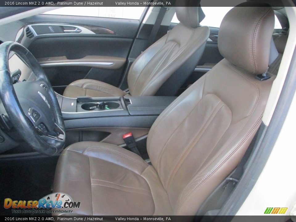Front Seat of 2016 Lincoln MKZ 2.0 AWD Photo #12
