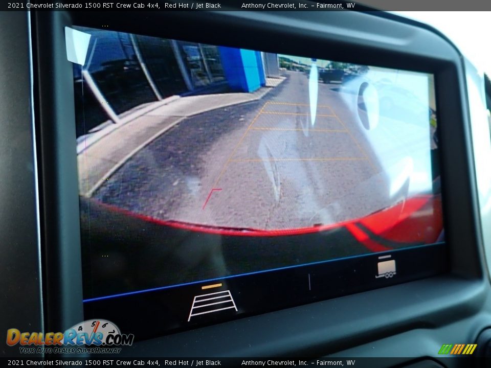 2021 Chevrolet Silverado 1500 RST Crew Cab 4x4 Red Hot / Jet Black Photo #18