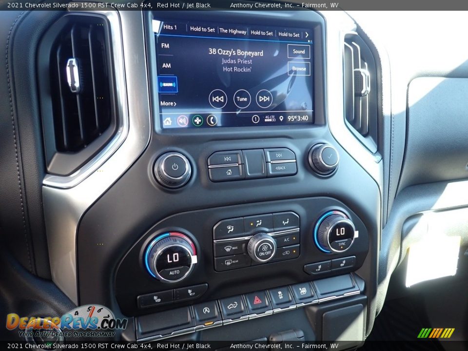 2021 Chevrolet Silverado 1500 RST Crew Cab 4x4 Red Hot / Jet Black Photo #19