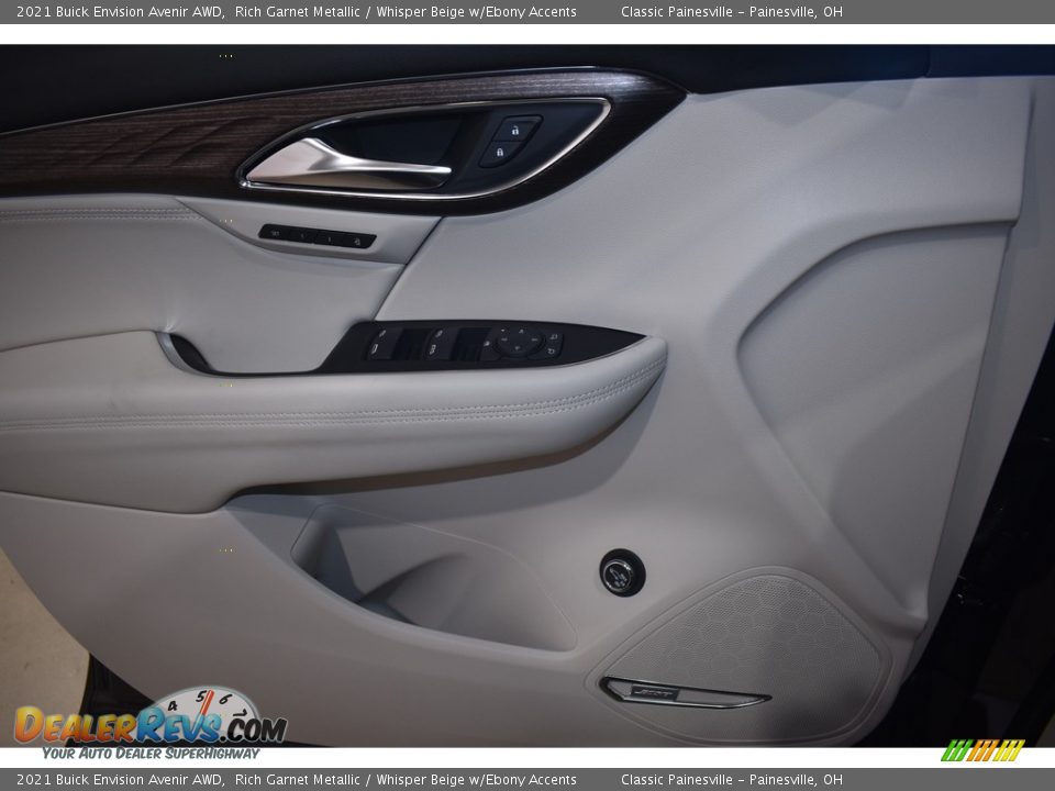 2021 Buick Envision Avenir AWD Rich Garnet Metallic / Whisper Beige w/Ebony Accents Photo #9