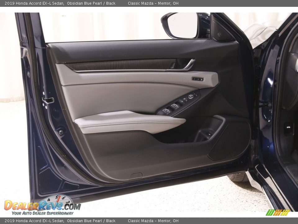 2019 Honda Accord EX-L Sedan Obsidian Blue Pearl / Black Photo #4