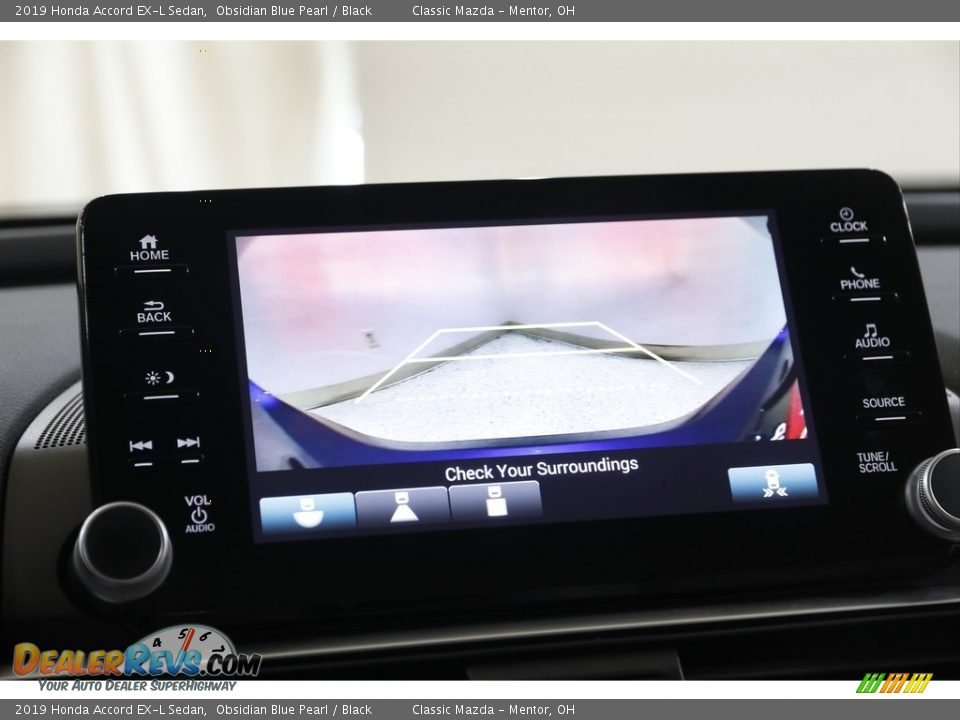 2019 Honda Accord EX-L Sedan Obsidian Blue Pearl / Black Photo #12