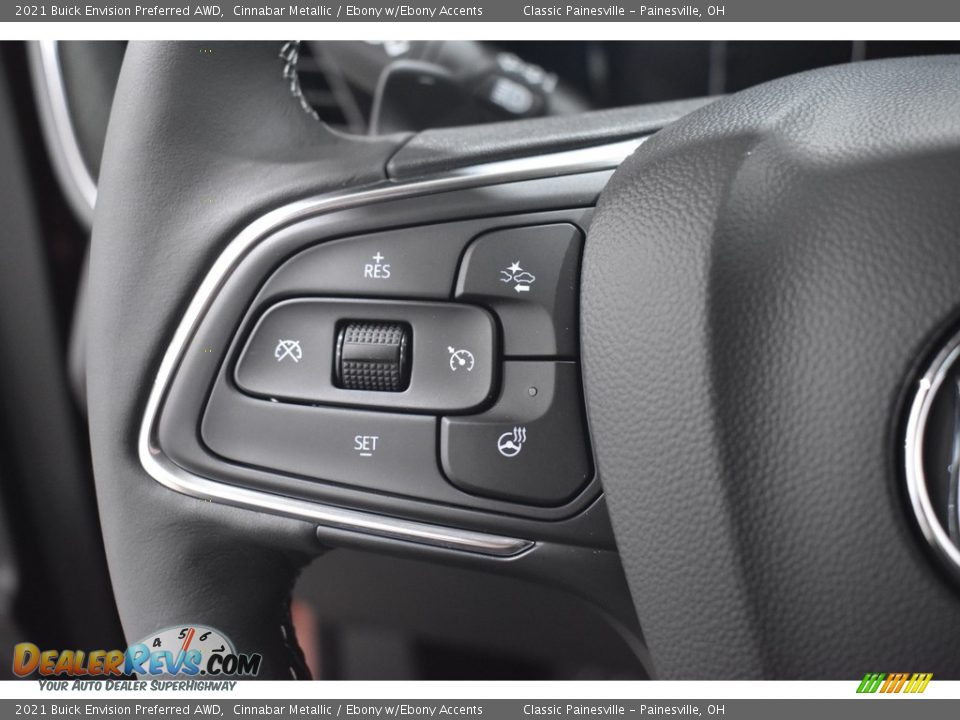 2021 Buick Envision Preferred AWD Cinnabar Metallic / Ebony w/Ebony Accents Photo #12