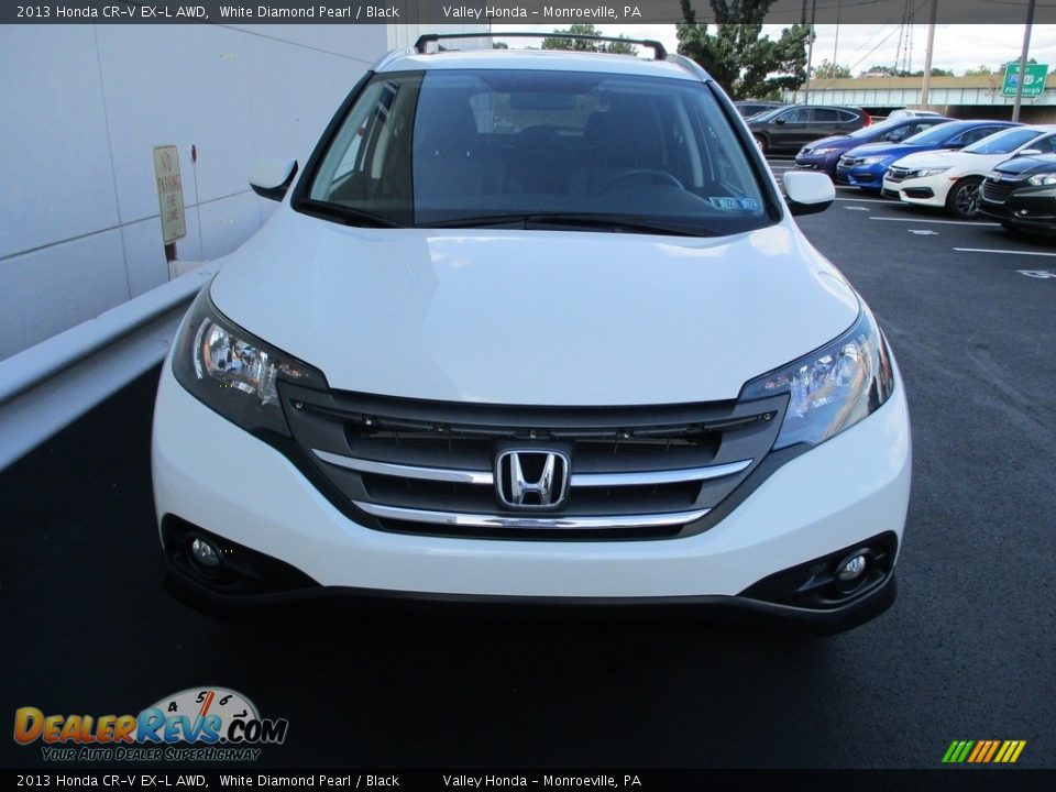 2013 Honda CR-V EX-L AWD White Diamond Pearl / Black Photo #8