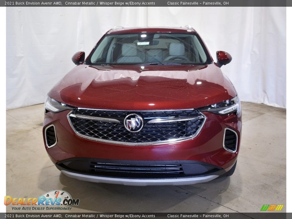 2021 Buick Envision Avenir AWD Cinnabar Metallic / Whisper Beige w/Ebony Accents Photo #4