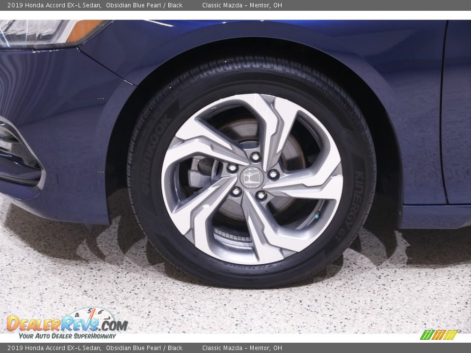 2019 Honda Accord EX-L Sedan Obsidian Blue Pearl / Black Photo #20