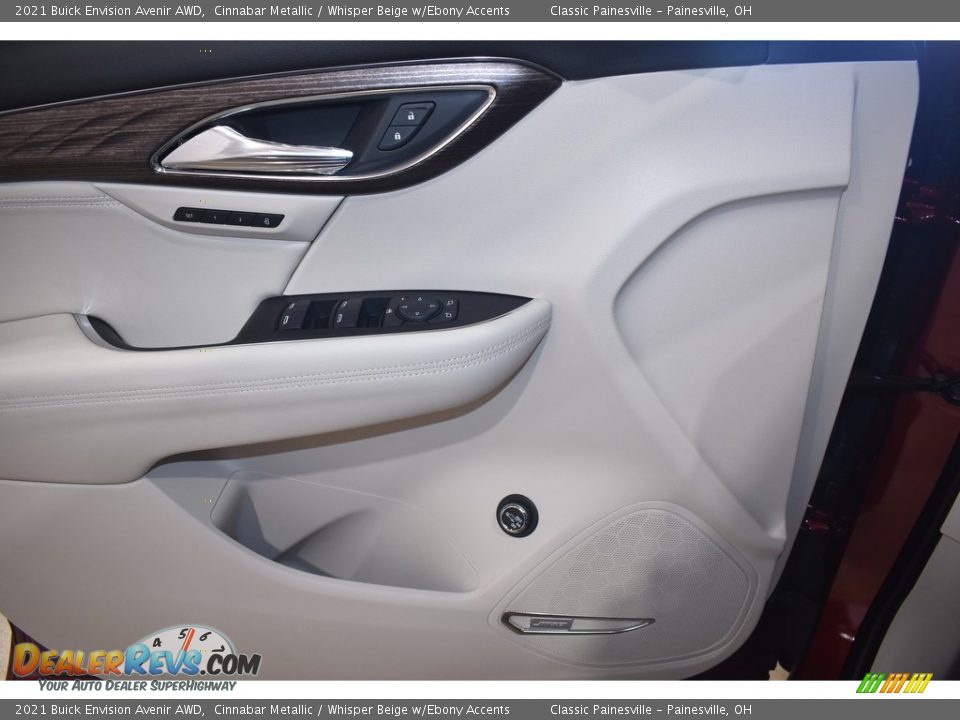 2021 Buick Envision Avenir AWD Cinnabar Metallic / Whisper Beige w/Ebony Accents Photo #7