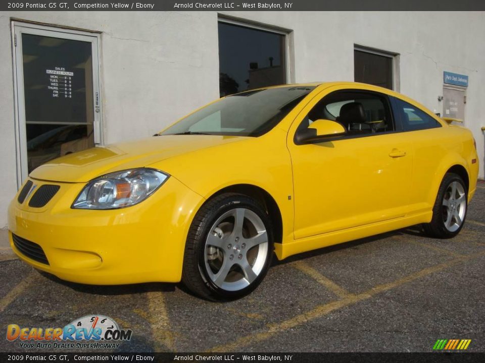 2009 Pontiac G5 GT Competition Yellow / Ebony Photo #1